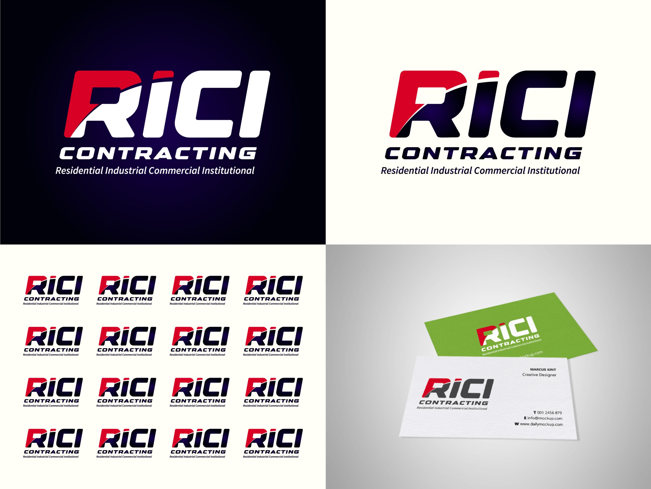 Crafting the Logo and Website for Rici Contracting